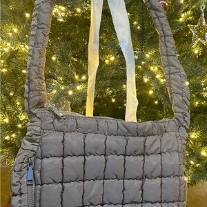 Urban Expressions Quilted Tan Shoulder Bag